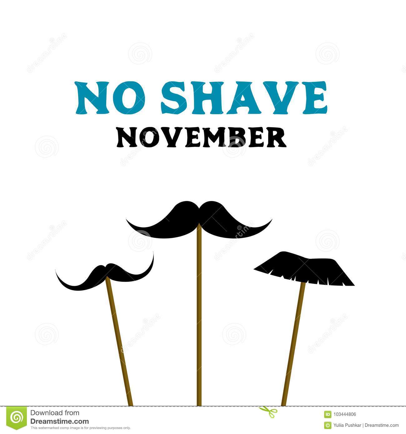 No Shave November. Prostate Cancer Awareness Month. Card ...