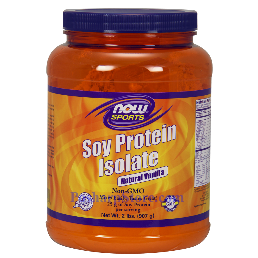 Now Foods Sports Soy Protein Isolate Natural Vanilla ...