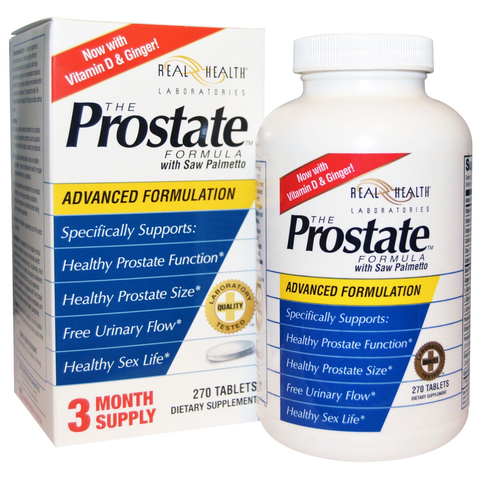 Real Health, The Prostate Formula, 270 Tablets